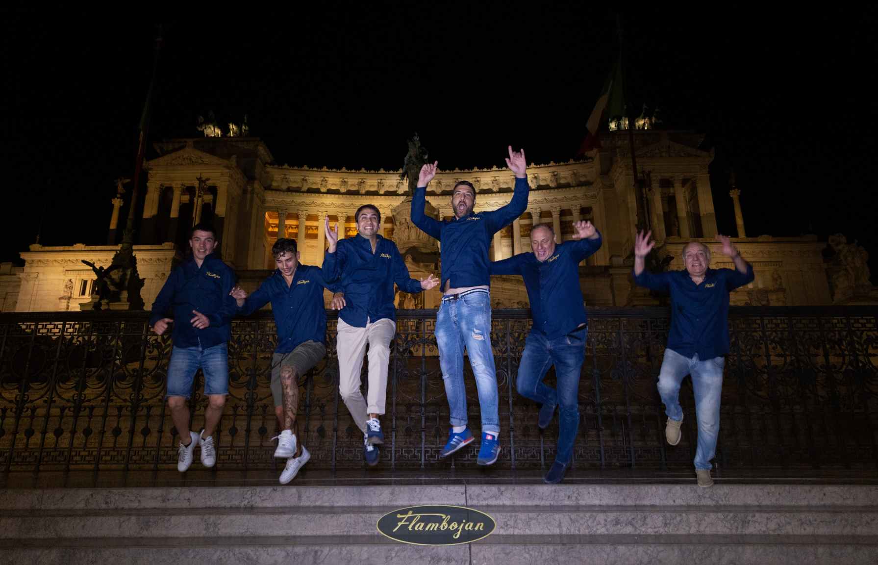 Laboratorio orafo roma flambojan team all'altare della patria a roma