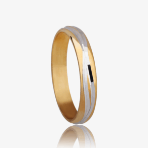 fedi cnc luxury bicolore per anniversari di matrimonio e nuziali